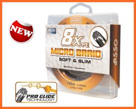 Asso 8XPE Micro Braid 150m 0,20mm Fonott Zsinór