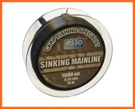 Asso Carp Mainline Sinking Süllyedő 1000m 0,30mm Horgász Zsinór