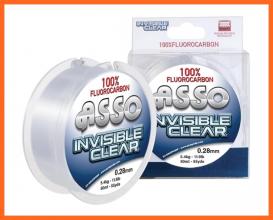 Asso Invisible Clear Fluoro Carbon 30m 0,60mm Előkezsinór 