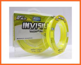 Asso Invisilk Yelow 300m 0,30mm Távdobó Horgász Zsinór