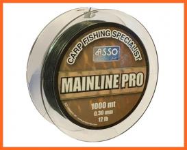 Asso Mainline Pro Zöld 1000m 0,28mm Horgász Zsinór