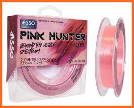 Asso Pink Hunter Fluorocarbon Horgász Zsinór 300m 0.238mm 4.5Kg