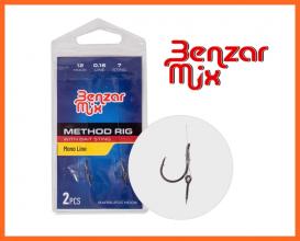 Benzár Mix Előkötött Horog Monofil Zsinóros Szakállas Horgos 10-es