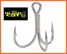 Black Cat Curved Point Treble Horog 2/0-ás 5db, Harcsázó Kiegészítők