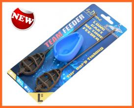 By Döme Team Feeder Long Cast Method Horgász Etetőkosár Szett 2+1 55gr