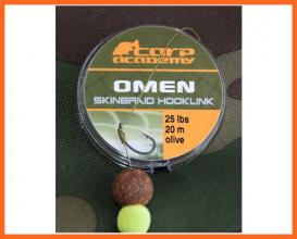 Carp Academy Omen Skinbraid Fonott Előkezsinór 20m 25Lbs