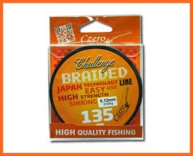 Czero Challange Braided Profi 135m 0,60mm, Fonott Zsinór