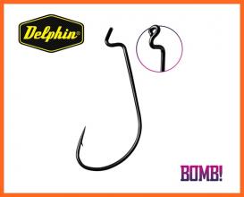  Delphin Bomb D Shot Worm Horgász Horgok 5db 1/0-ás
