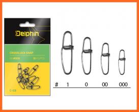 Delphin Cross Lock Pergető Kapocs BN1 10db