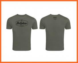 Delphin Czechoslovakia Army Green XXL-es Póló Horgász Ruhák