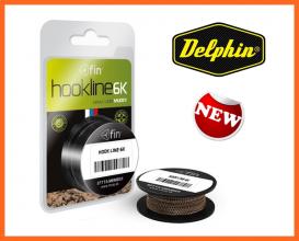 Delphin Fin 6K Fonott Horgász Előkezsinór 20m 25lbs Muddy