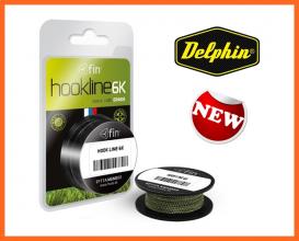 Delphin Fin 6K Fonott Horgász Előkezsinór 20m 35lbs Grass