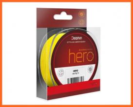 Delphin Hero 4 Szálas Sárga Színű Fonott Zsinór 300m 0,40mm