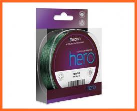 Delphin Hero 8 Szálas Zöld Színű Fonott Zsinór 300m 0,25mm