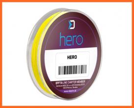 Delphin Hero 8 Yellow Fonott Előkezsinór Sárga 15m 0,14mm