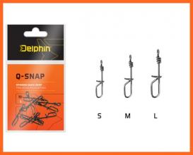 Delphin Q Snap Pergető Horgász Kapocs 10db L-es