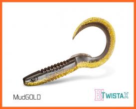 Delphin Twistax Eltail Műcsali Mudgold 6cm 5db/csomag