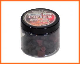 Dovit Halibut Duo Fúrt Horgász Pellet Ananász Vajsav  8-14mm 100g
