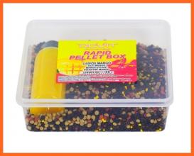 Dovit Rapid Pellet Boksz Horgász Pellet Csípős Mangó 450g+150ml Aroma