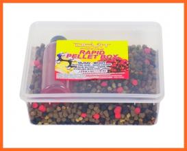 Dovit Rapid Pellet Boksz Horgász Pellet Vajsav Meggy 450g+150ml Aroma