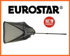 Eurostar Extra Erős Fém Horgász Merítőháló 2 Részes 180cm 60x60cm