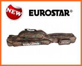 Eurostar Terep Színű 2 Rekeszes Horgász Botzsák 120cm