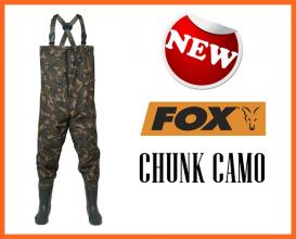 Fox Chunk Camo Terep Mintás Horgász Mellescsizma 45-ös