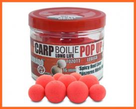 Haldorádó Long Life Pop Up 16-20mm Horgász Bojli Fűszeres Vörös Májas