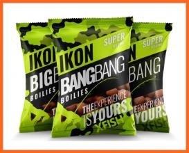 Ikon Super Feeding Bang Bang Horgász Bojli Fűszeres Máj 800Gr 20mm