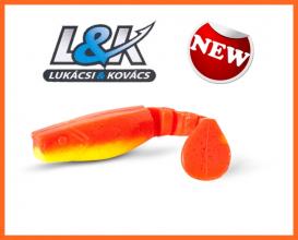 Lukácsi & Kovács Warrior Shad Műcsali 5,5cm 5db Piros Sárga
