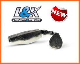 Lukácsi & Kovács Warrior Shad Műcsali 7,5cm 4db Szürke Fehér