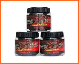 Misel Zadravec Scorpion Chili Oldódó Horgász Bojlik 24mm Szőlős