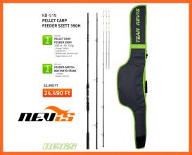 Nevis Távdobó Feeder Horgászbot Botzsákos Szett 390cm 150gr 