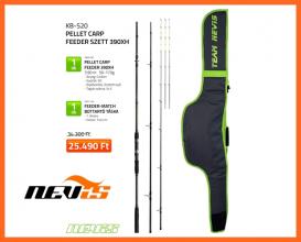 Nevis Távdobó Feeder Horgászbot Botzsákos Szett 390cm 170gr