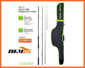 Nevis Távdobó Feeder Horgászbot Botzsákos Szett 420cm 180gr