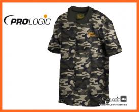 Prologic Bank Bound Camo Póló L-es, Horgász Ruhák