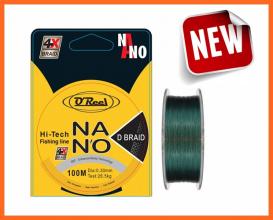 Q Reel 4X Nano Braid 0.30mm 26,5kg, Fonott Zsinór