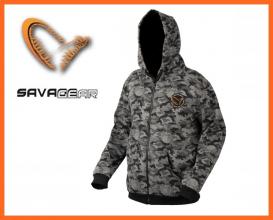 Savage Gear Kapucnis Kardigán L-es Horgász Ruha