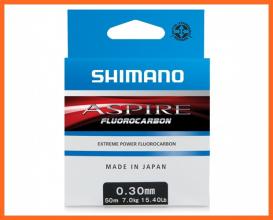 Shimano Aspire Fluorocarbon 50m 0,20mm Horgász Előkezsinór