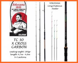 Silstar Yokozuna Long Distance TC30 Carbon 4,8m, Távdobó Feeder Bot