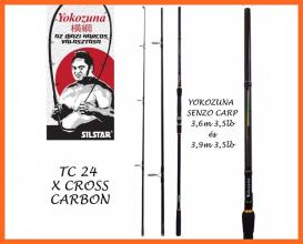 Silstar Yokozuna Senso Carp 3 Részes 3,6m 3,5lbs, Bojlis Horgászbot
