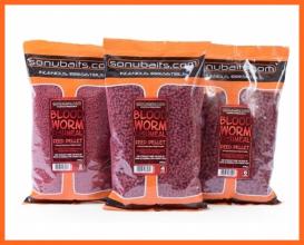 Sonubaits Bloodworm Tűzőszúnyogos Horgász Pellet 4mm 900gr