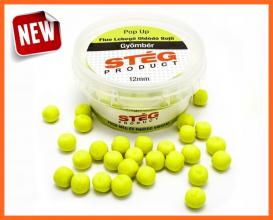 Stég Product Fluo Oldódó Pop Up Bojli 12mm Gyömbéres