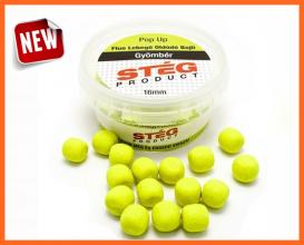 Stég Product Fluo Oldódó Pop Up Bojli 16mm Gyömbéres
