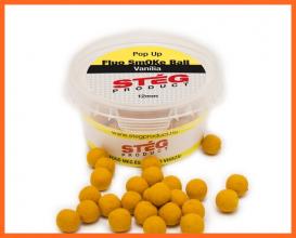 Stég Product Pop Up Fluo Smoke Ball Horgász Bojlik 12mm Vaníliás