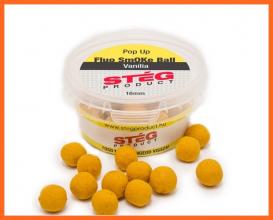 Stég Product Pop Up Fluo Smoke Ball Horgász Bojlik 16mm Vaníliás