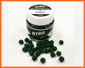 Stég Product Pop Up Smoke Ball Horgász Bojli 8mm Fokhagymás