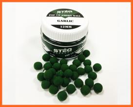 Stég Product Smoke Ball 12mm Fokhagymás Horgász Bojli 40gr