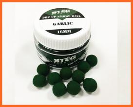 Stég Product Smoke Ball 16mm Fokhagymás Horgász Bojli 40gr