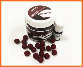 Stég Product Soluble Oldódó Horgász Bojli 12mm Red Pepper